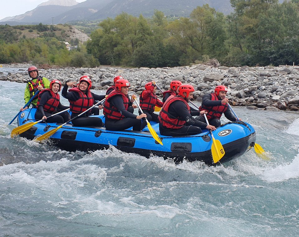 rafting bleu 