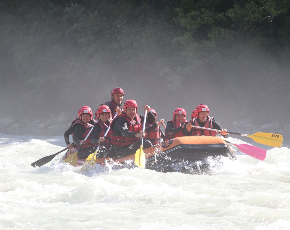 rafting sur la Durance