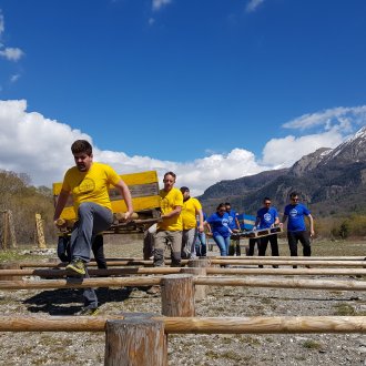 Ozarm challenge team building dans les Hautes-Alpes avec alpes idées séjours