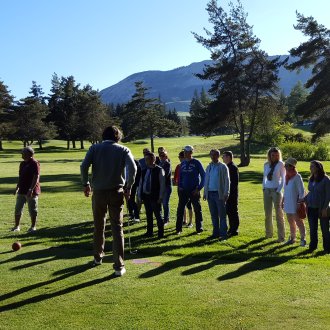 Journée de travail et initiation au golf