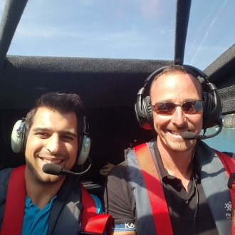 Vol hydravion sur le lac de Serre-Ponçon dans les Hautes-Alpes