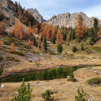 paysages vallée du Queyras dans les Hautes-Alpes