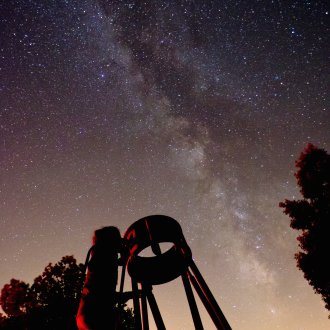 Observation des étoiles dans les Alpes du Sud 