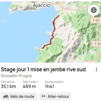 séjour corse du 17 au 24 octobre