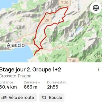 séjour corse du 17 au 24 octobre