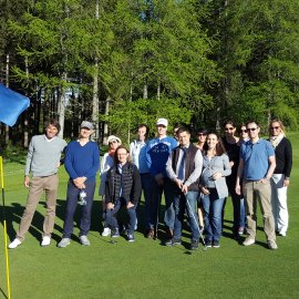 Journée de travail et initiation au golf