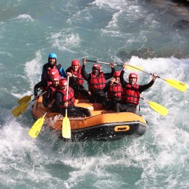Team building dans les Alpes au printemps